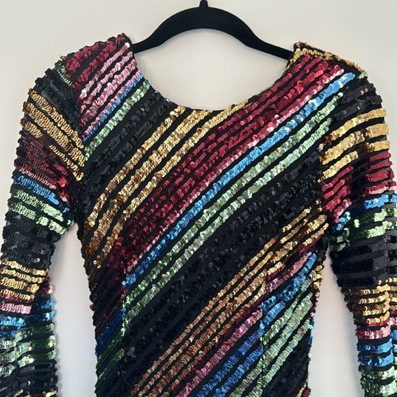 Alcoolique Sequin Payton Dress - Size 38/4 - Picture 4 of 13